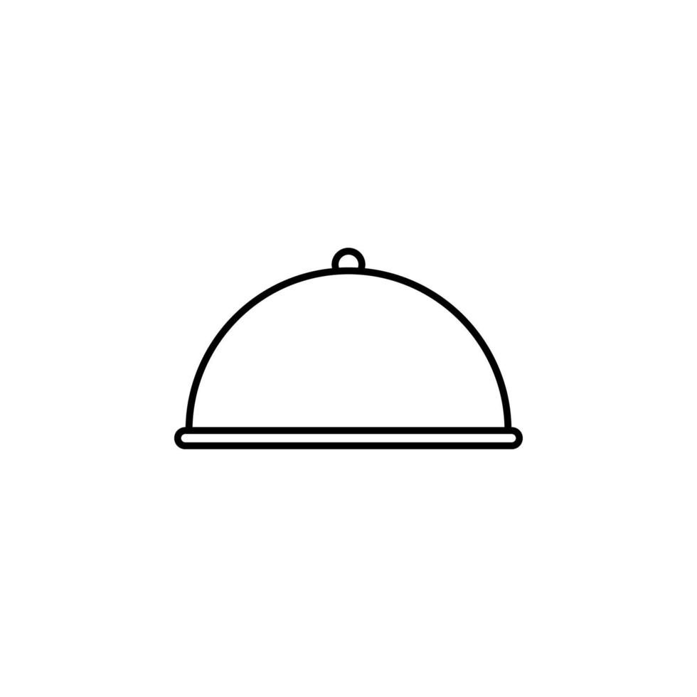 restaurant tray vector icon illustration