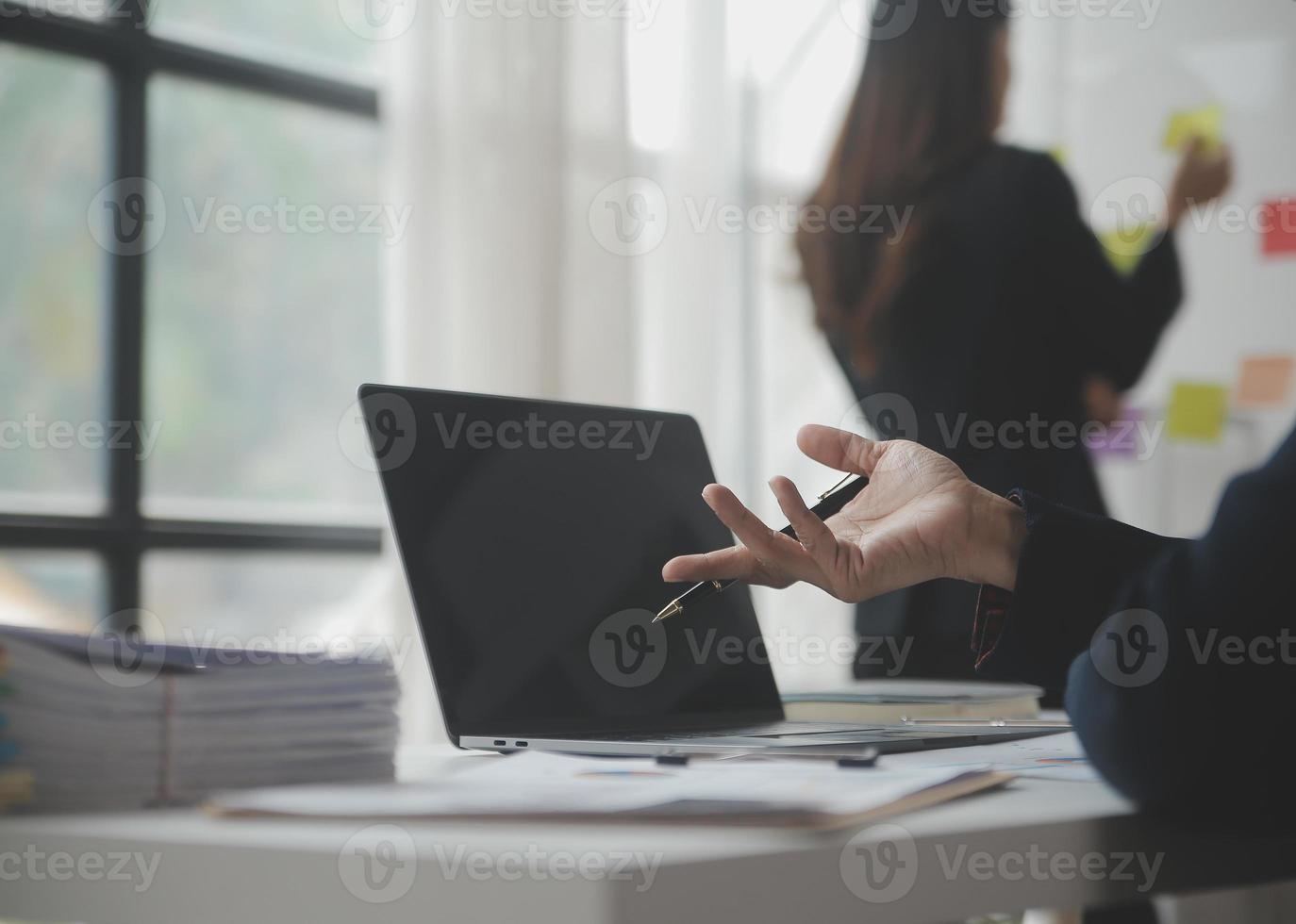 Business Documents, Auditor businesswoman checking searching document legal prepare paperwork or report for analysis TAX time,accountant Documents data contract partner deal in workplace office photo