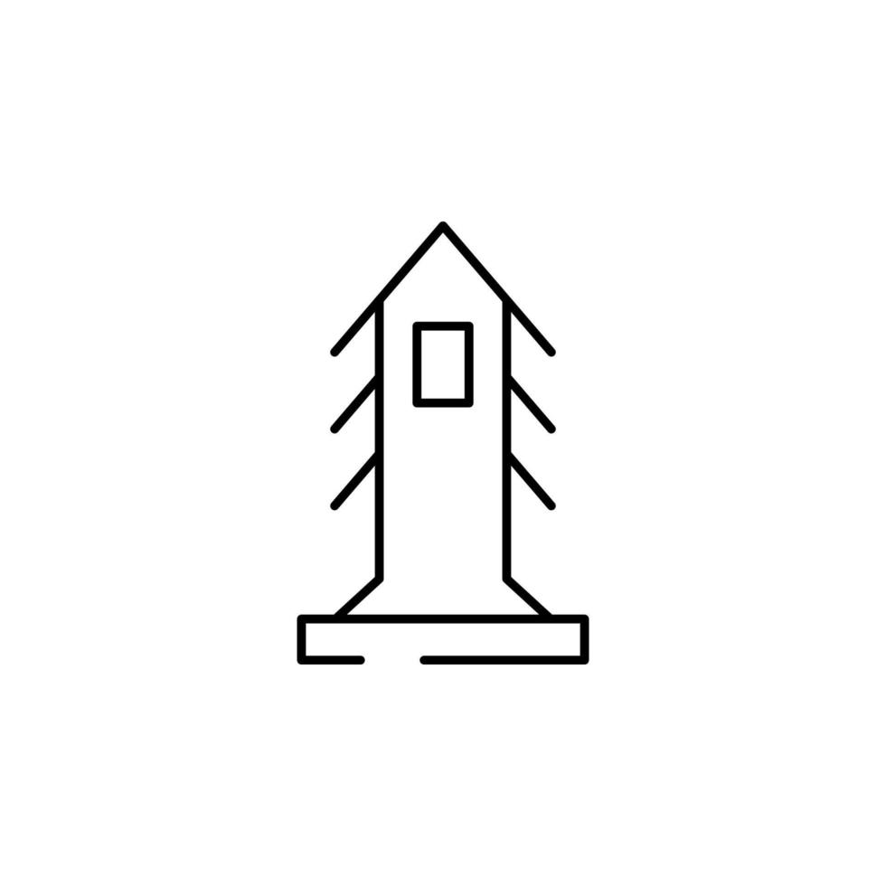 tower vector icon illustration