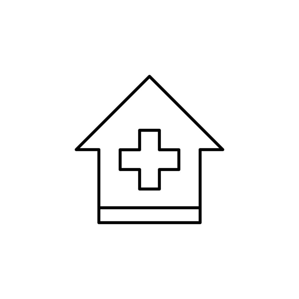 hospital gratis vector icono ilustración