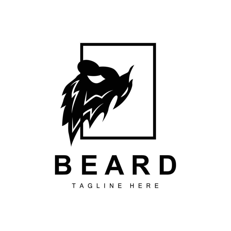 Beard Logo, Vector Barbershop, Design For Male Appearance, Barber, Hair, Fashion