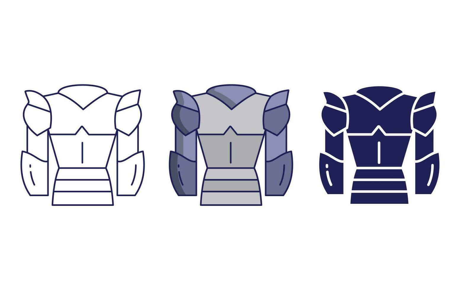 Culet Armor vector icon