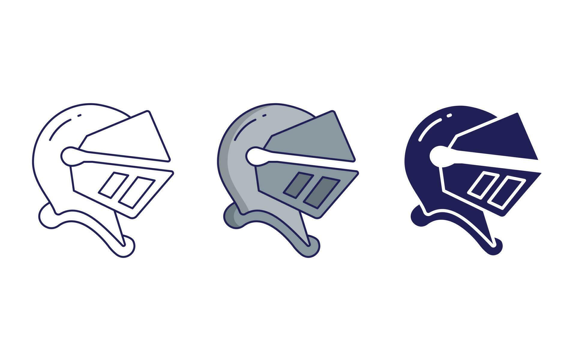 Knight Helmet vector icon 23165593 Vector Art at Vecteezy