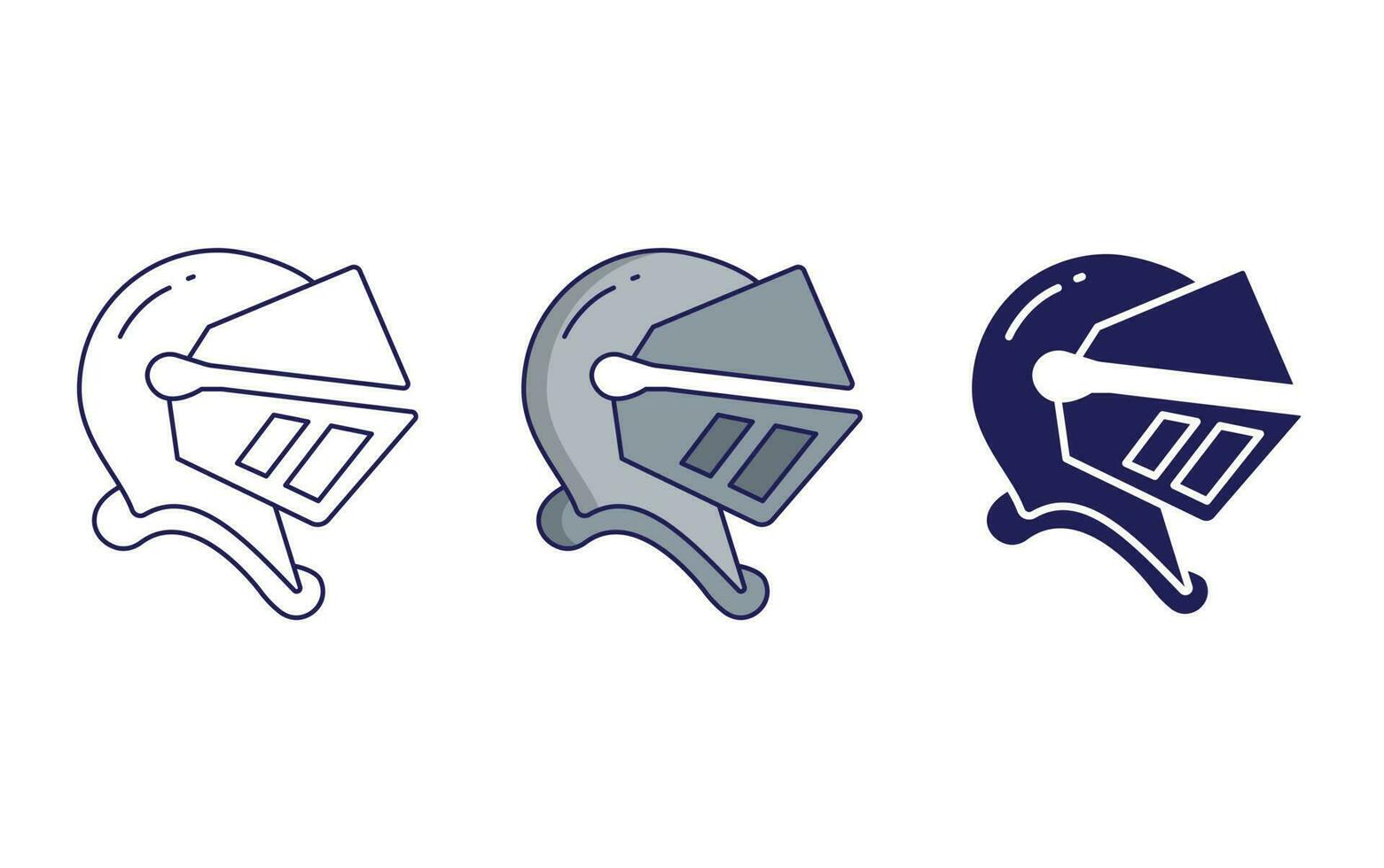 Knight Helmet vector icon
