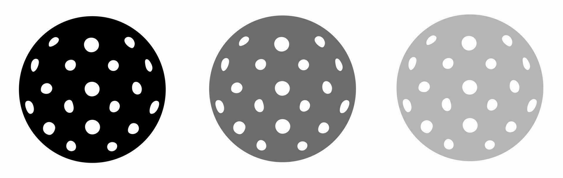 Golf ball icon illustration set for business. Stock vector. vector