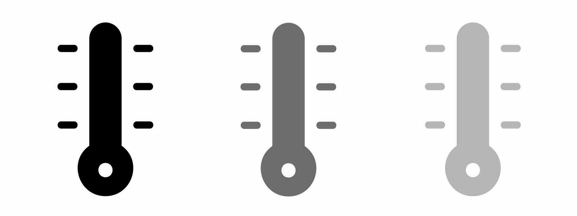 Thermometer icon illustration set for business. Stock vector. vector