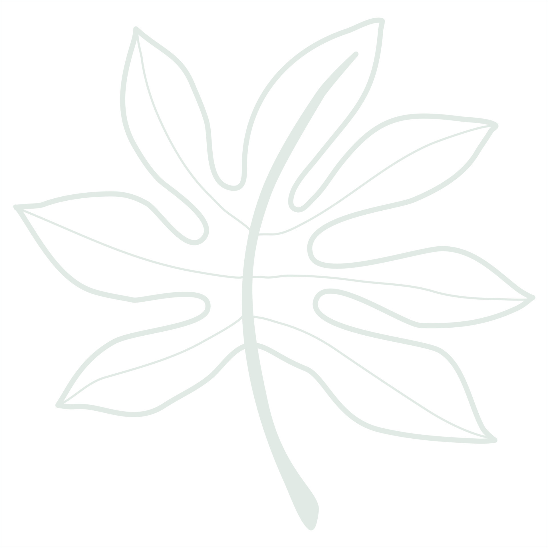 Line art leaf 23166570 Vector Art at Vecteezy