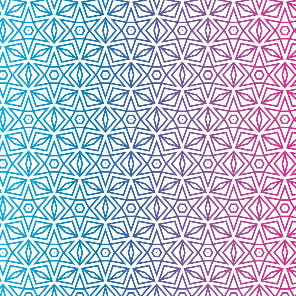 Oriental Pattern Art, Isolated Background. vector