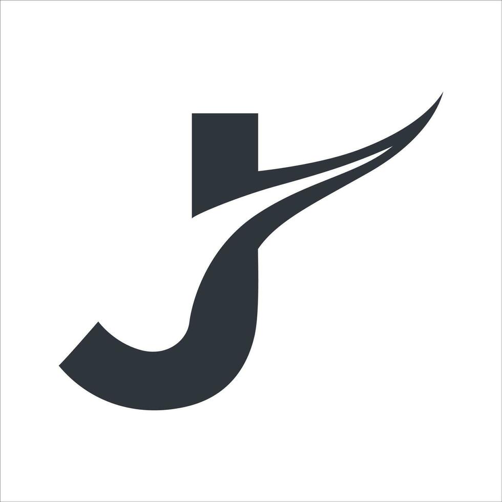 Letter j logo vector