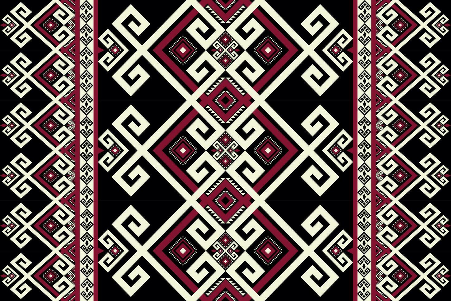 Home flooring decorations ethnic geometric pattern design. Aztec Kilim geometric shape seamless pattern. Traditional ethnic pattern use for carpet, rug, mat, tapestry, other textile elements. vector