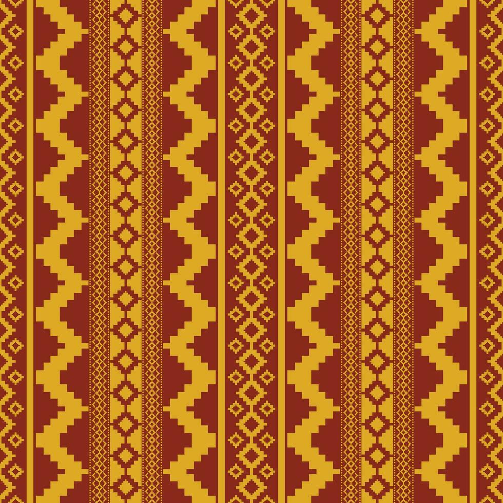 Aztec Kilim retro stripes pattern. Aztec Kilim geometric stripes seamless pattern background. Ethnic geometric retro pattern use for fabric, textile, home decoration elements, upholstery. vector