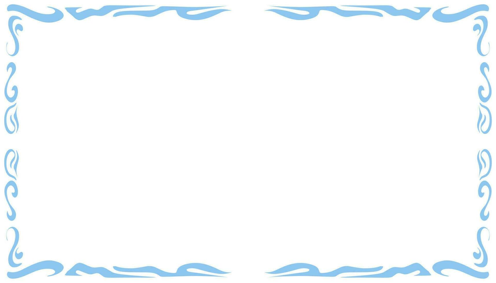 Blue abstract frame background illustration vector