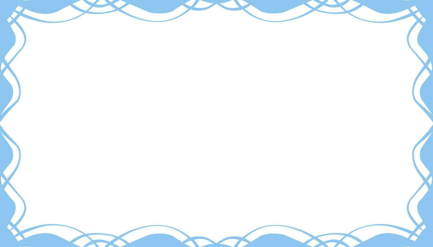 Blue abstract frame background illustration vector