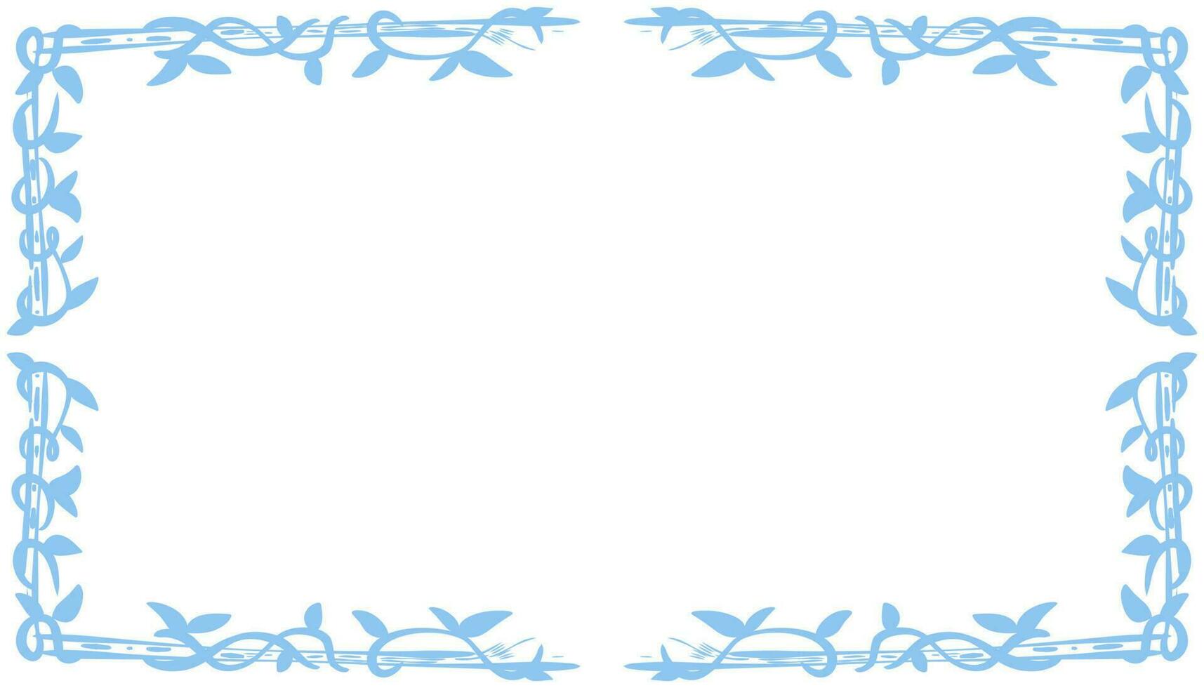 Blue abstract frame background illustration vector