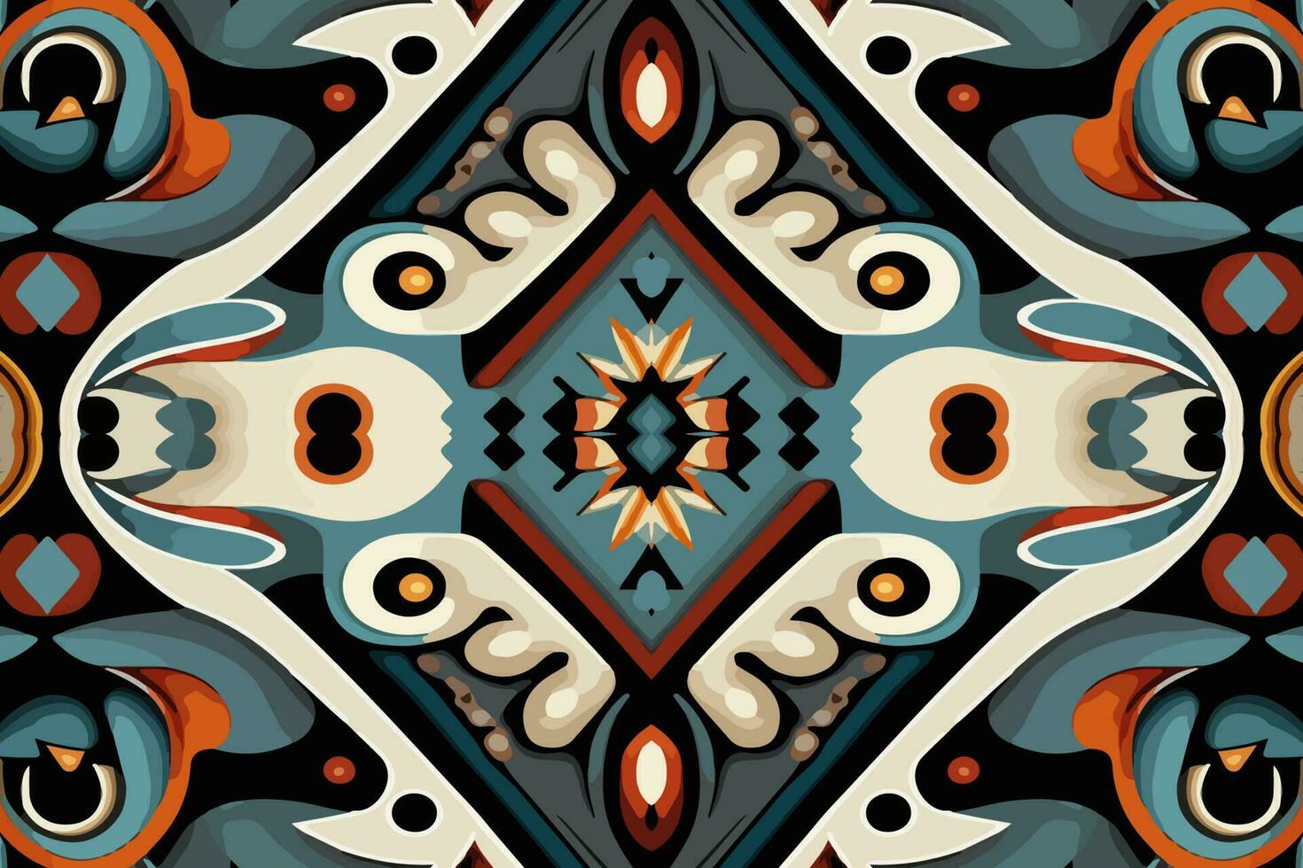 Ikat geometric folklore ornament colorful background. Abstract graphic ethnic traditional folk stripes antique tribal line. Modern elegant minimal retro style. Design for fabric texture textile print. vector