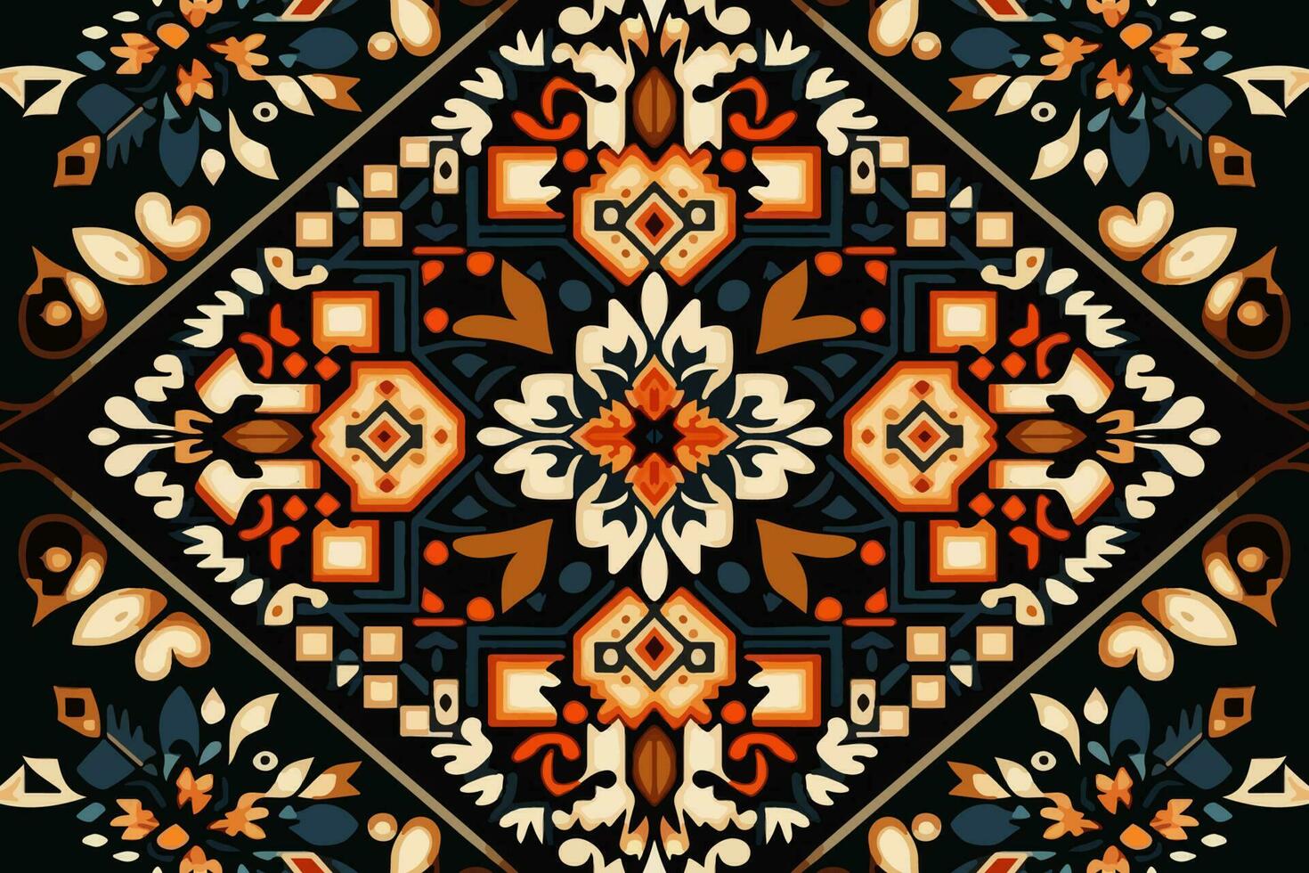 Ikat geometric folklore ornament colorful background. Abstract graphic ethnic traditional folk stripes antique tribal line. Modern elegant minimal retro style. Design for fabric texture textile print. vector