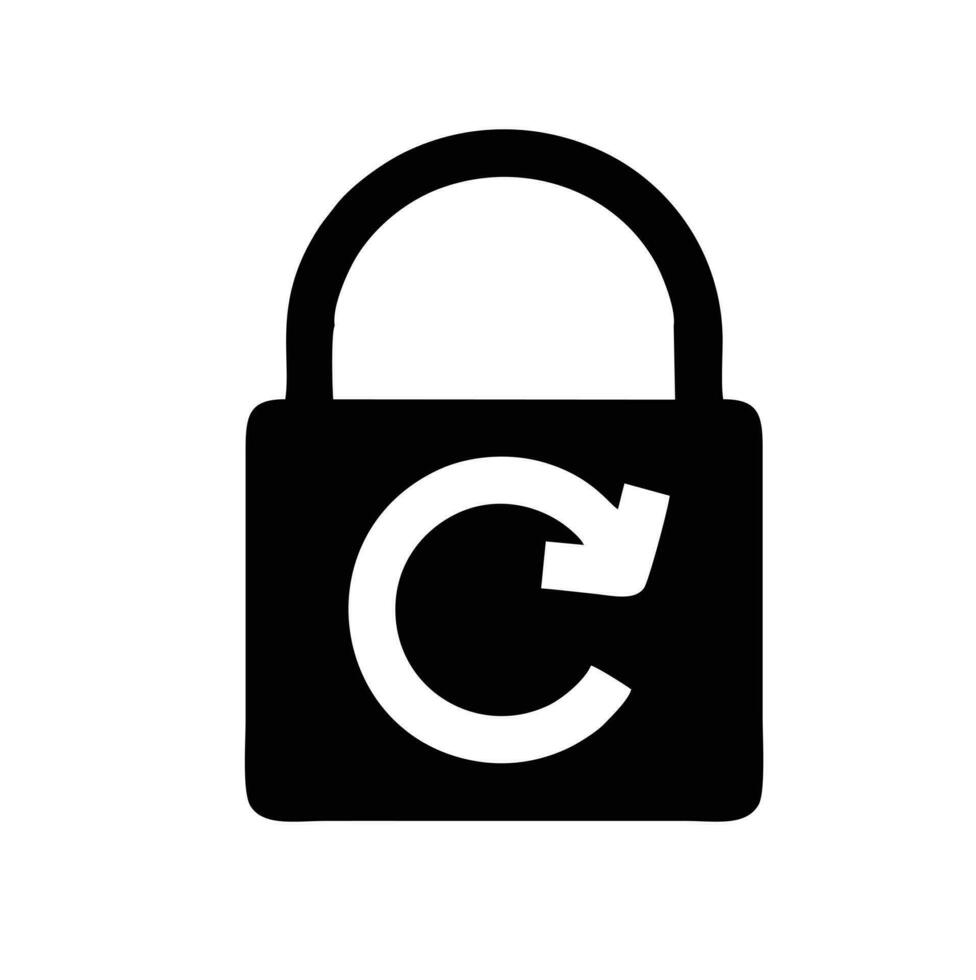 Lock security icon symbol vector image. Illustration of the key secure access system vector design. EPS 10