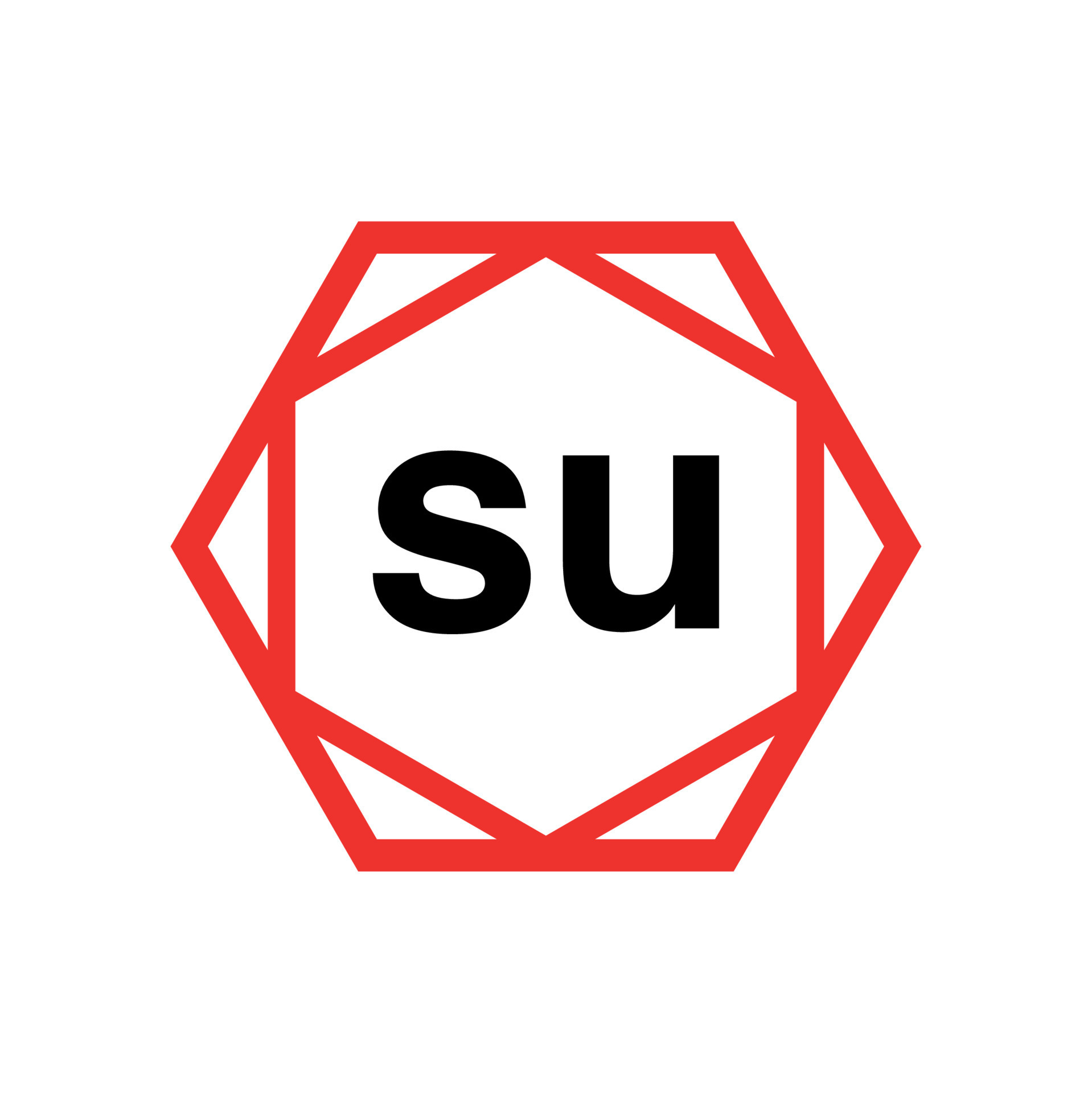 SU company name initial letters icon. SU monogram. 23168582 Vector Art ...