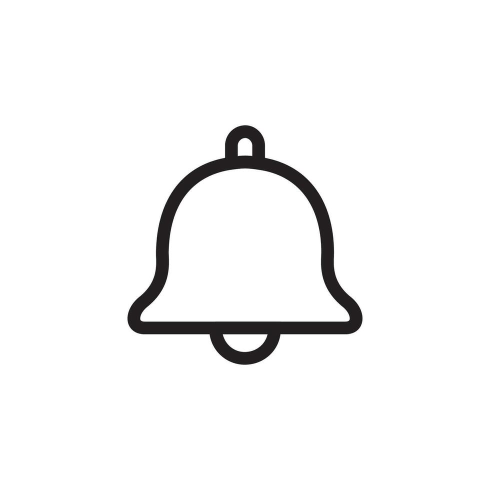 bell, notification icon vector design illustration