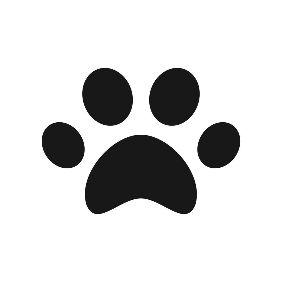 paw print icon vector design illustration