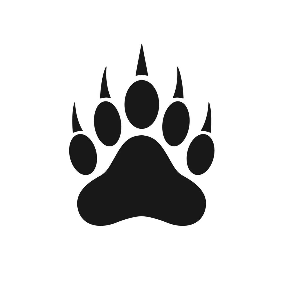 paw print icon vector design illustration