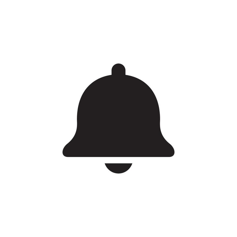 bell, notification icon vector design illustration