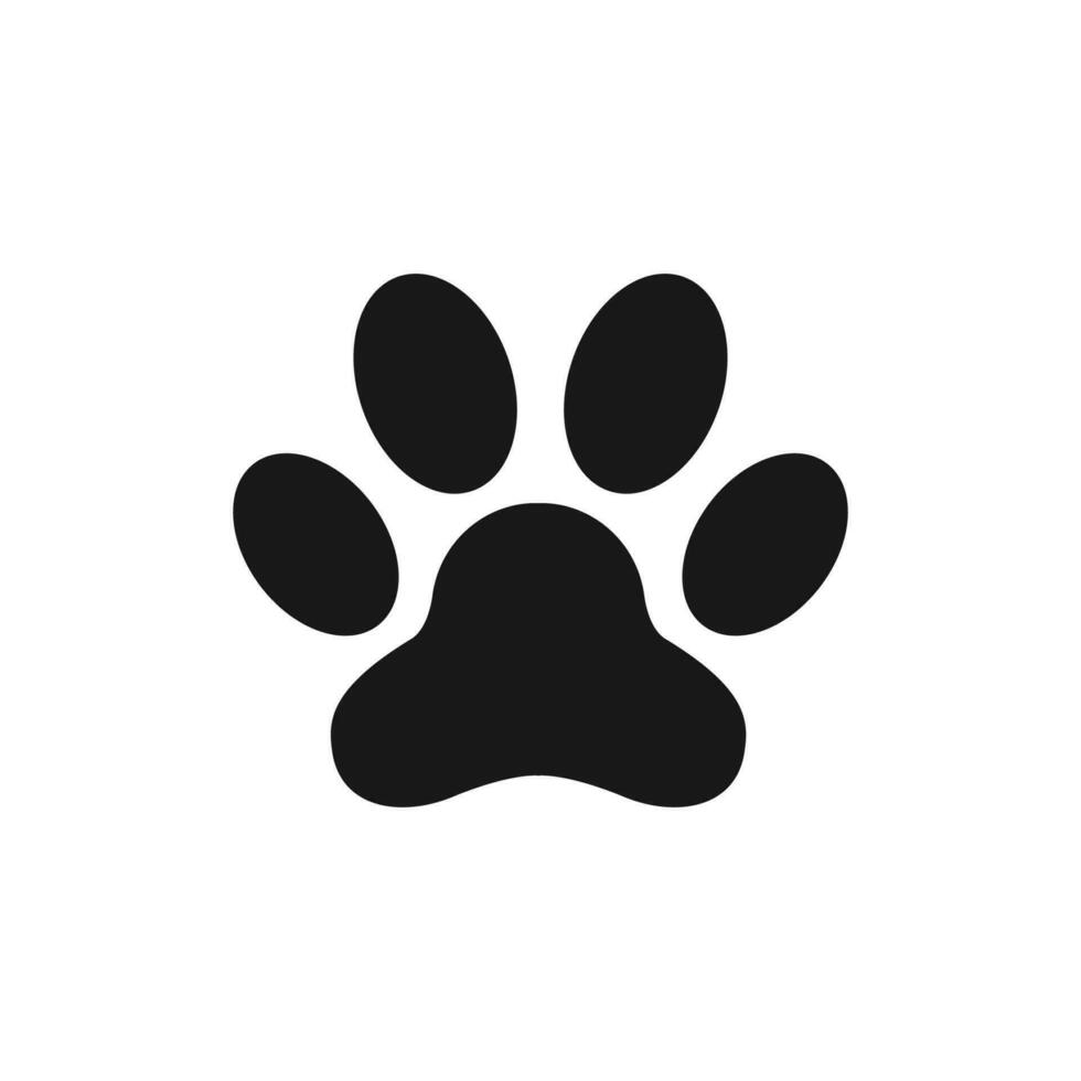 paw print icon vector design illustration