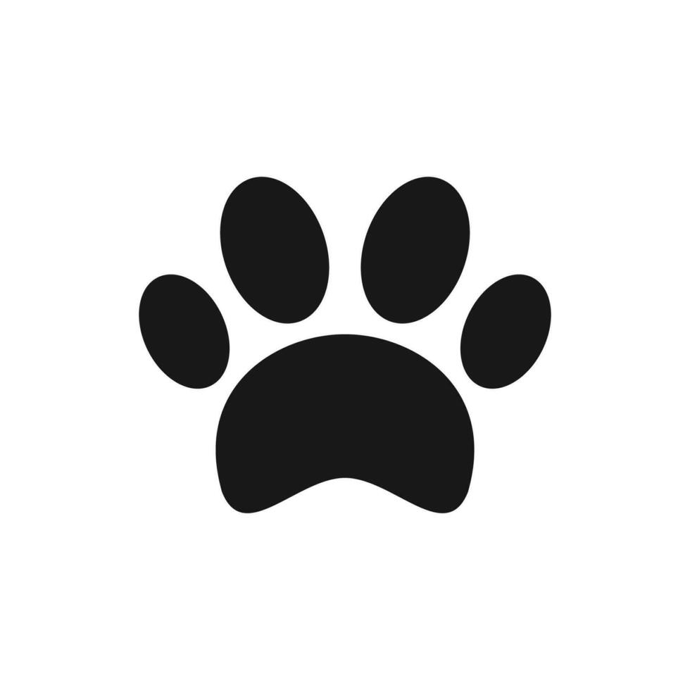 paw print icon vector design illustration