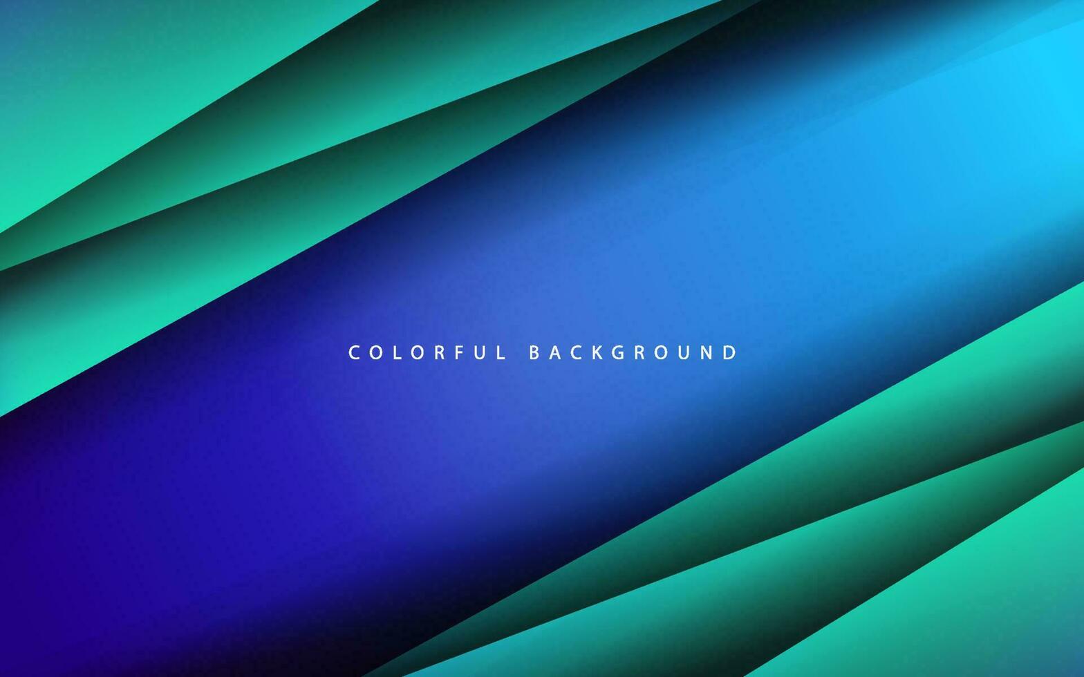 Abstract overlap layer papercut blue color background vector
