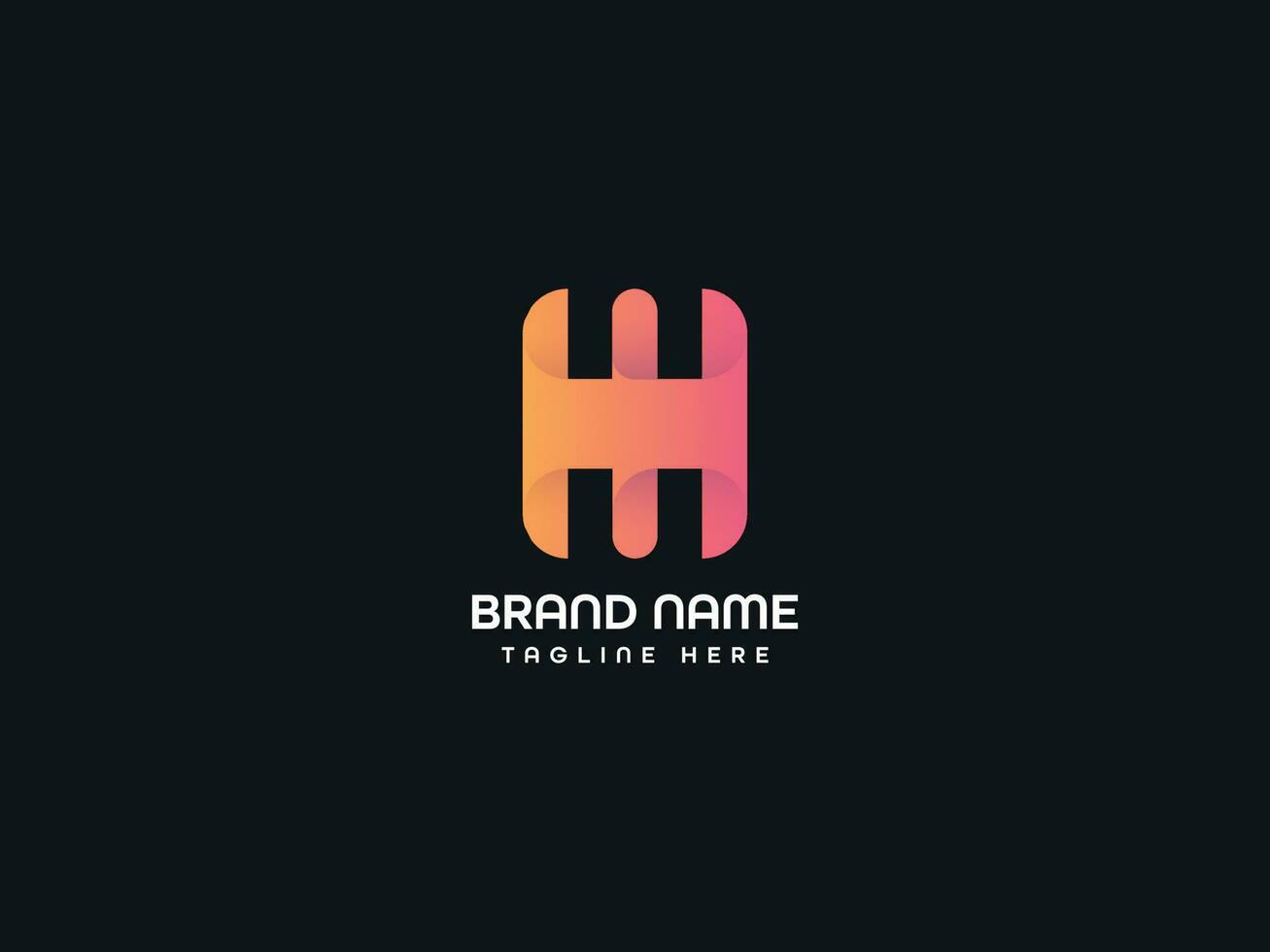 h letter logo vector