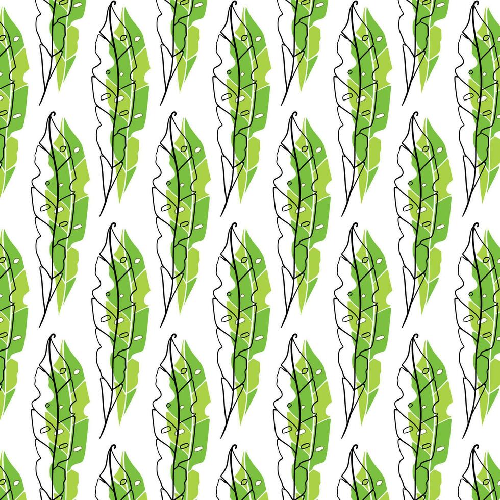 Seamless floral pattern with twigs. Botanical background, repeating prints. Blooming herbs texture design for your design. Hand drawn vector illustration