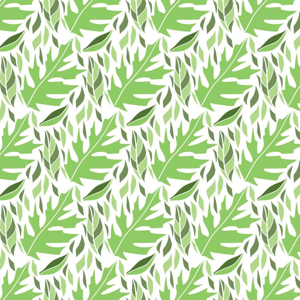 Seamless floral pattern with twigs. Botanical background, repeating prints. Blooming herbs texture design for your design. Hand drawn vector illustration