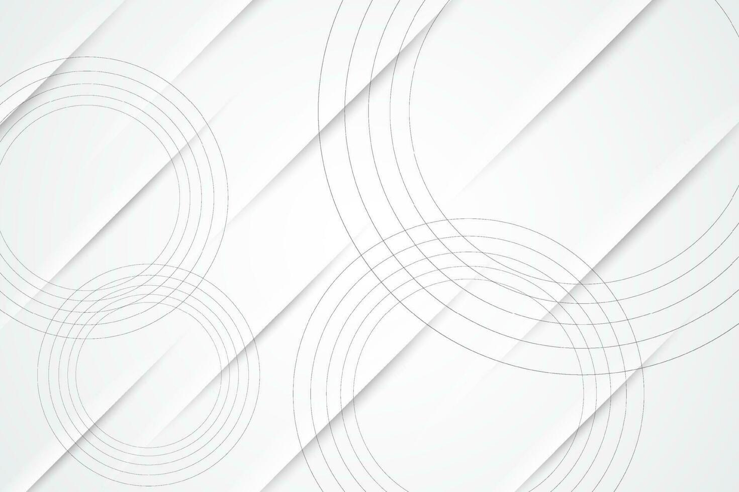 Modern abstract 3d white background vector