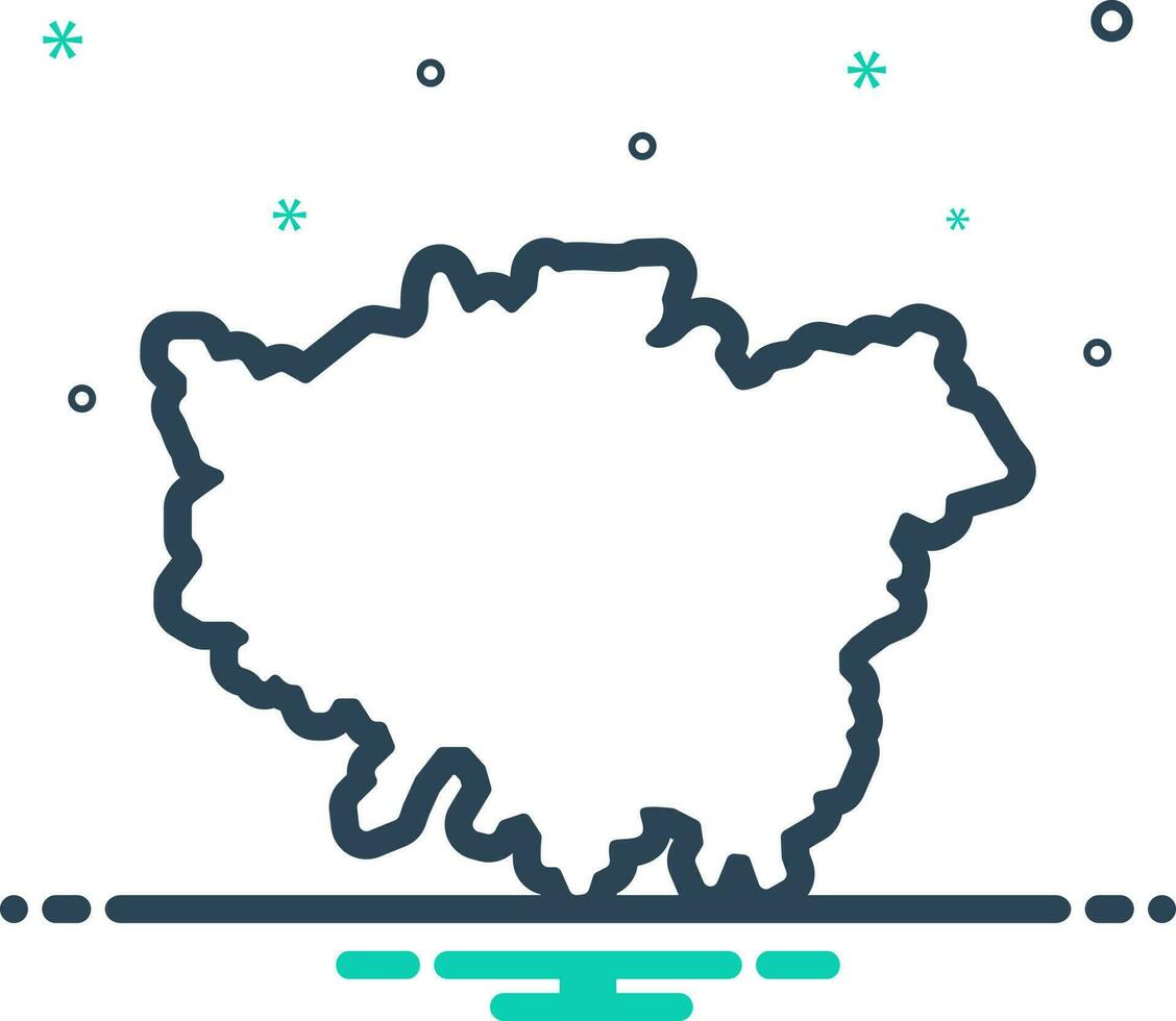 mix icon for london vector