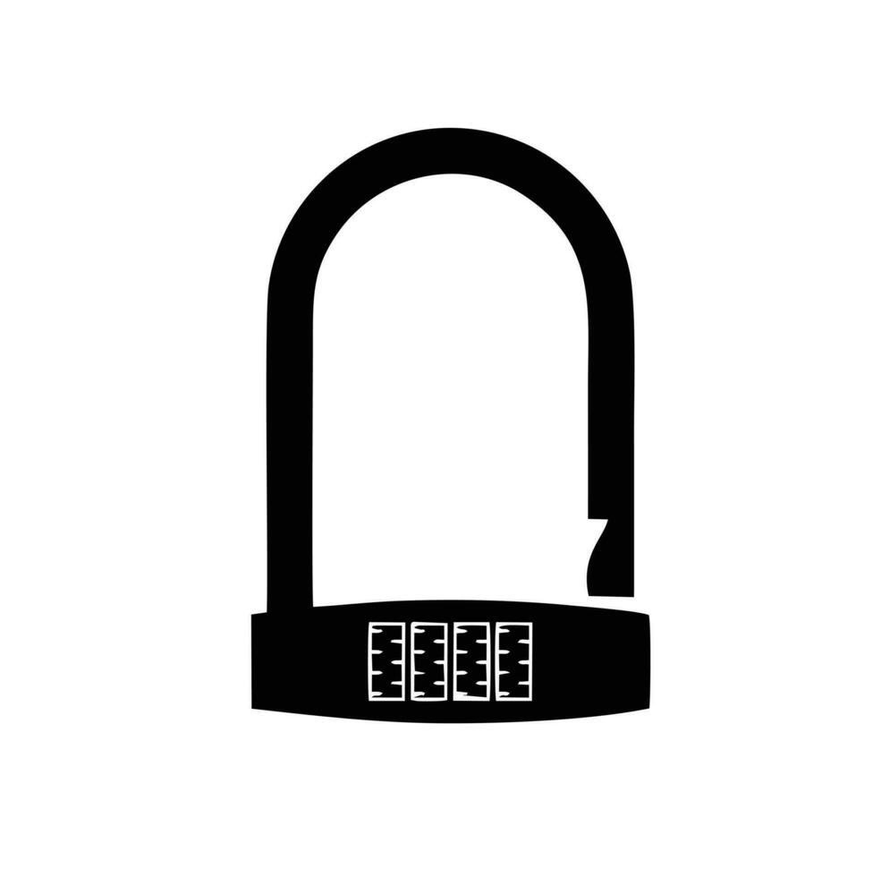 Lock security icon symbol vector image. Illustration of the key secure access system vector design. EPS 10