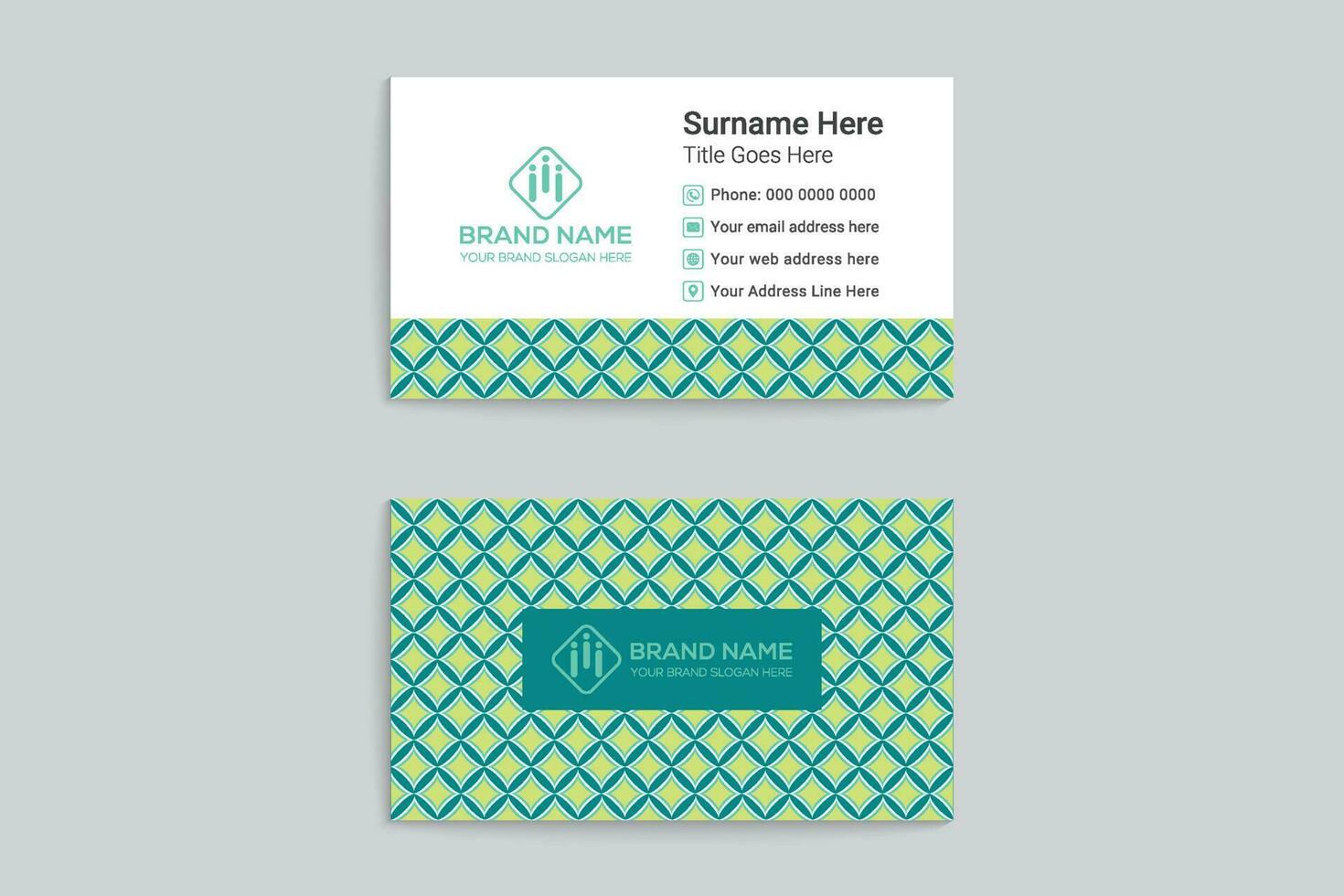 Business card vector template