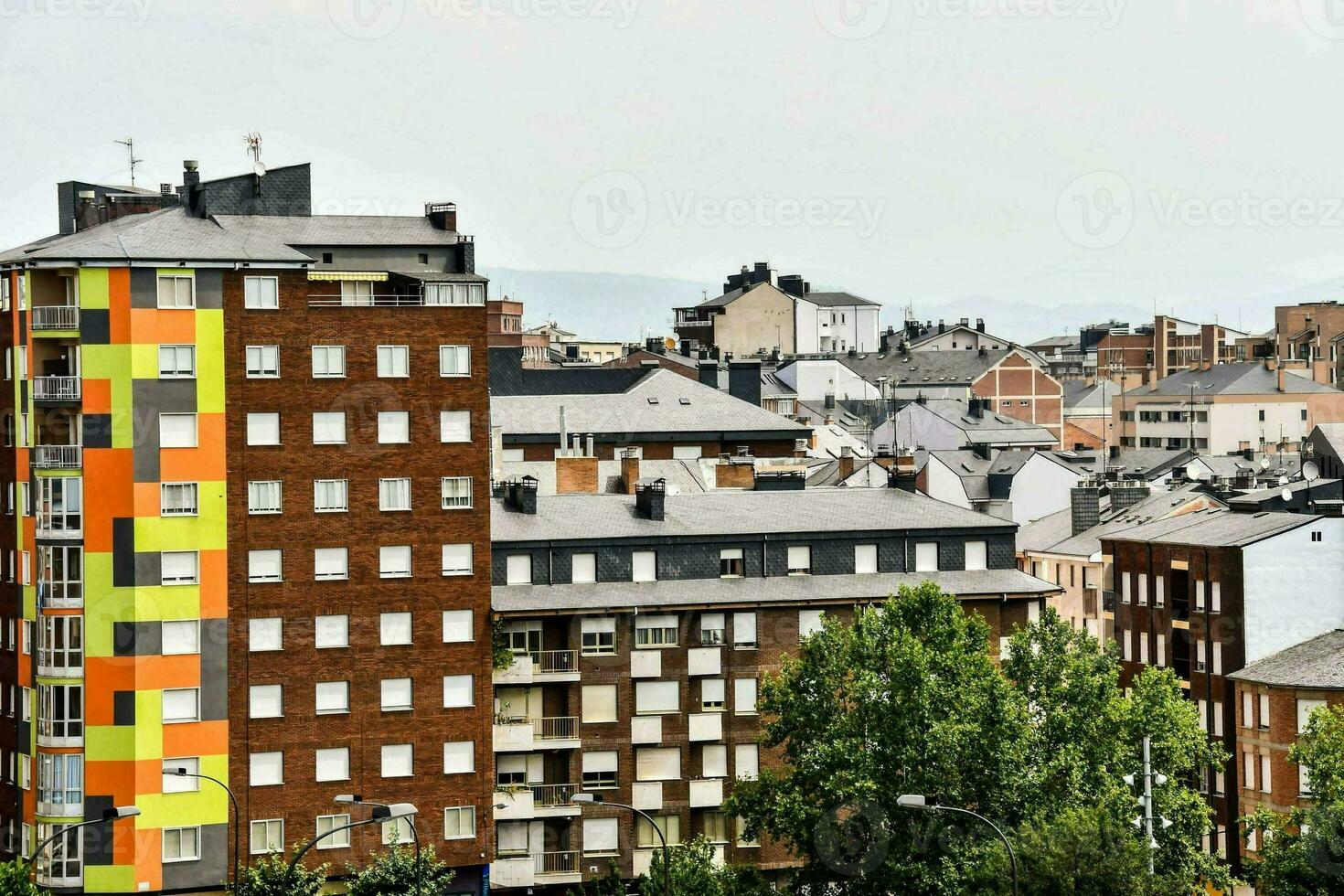 edificios en la ciudad foto