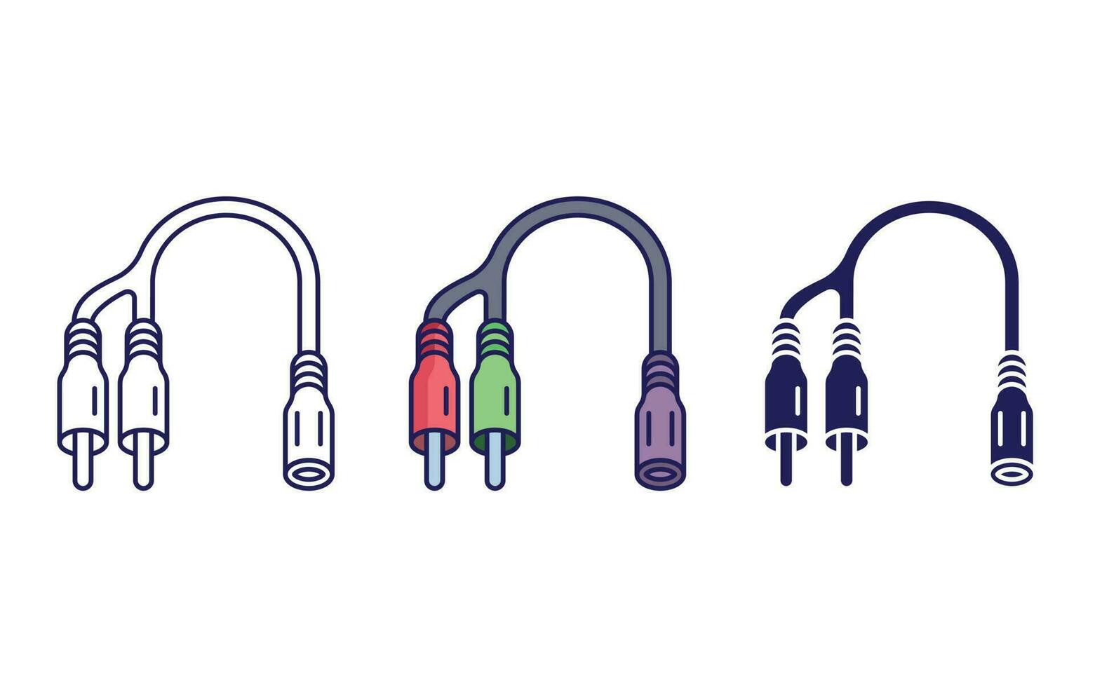 Audio Cable vector icon