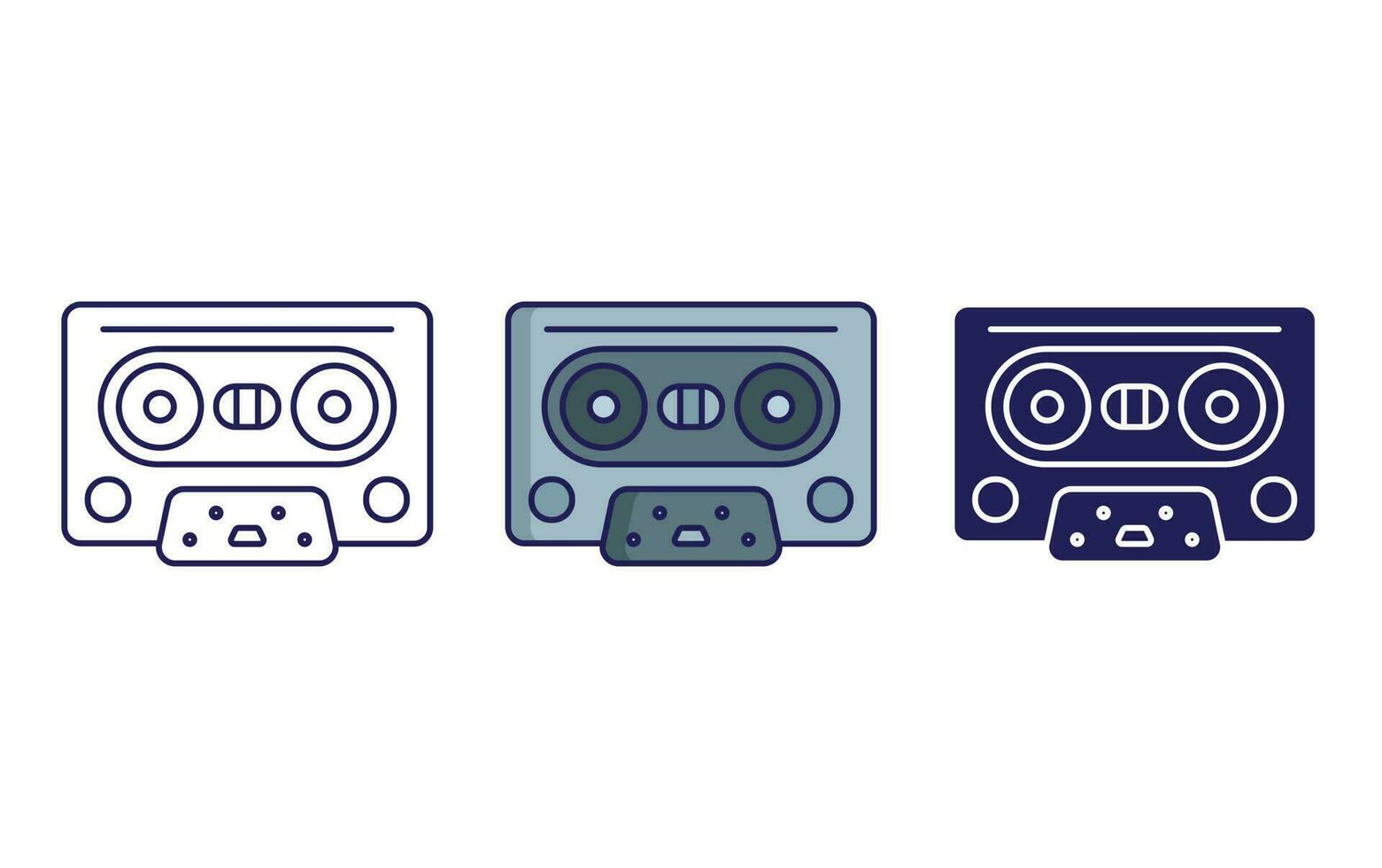 Cassette vector icon