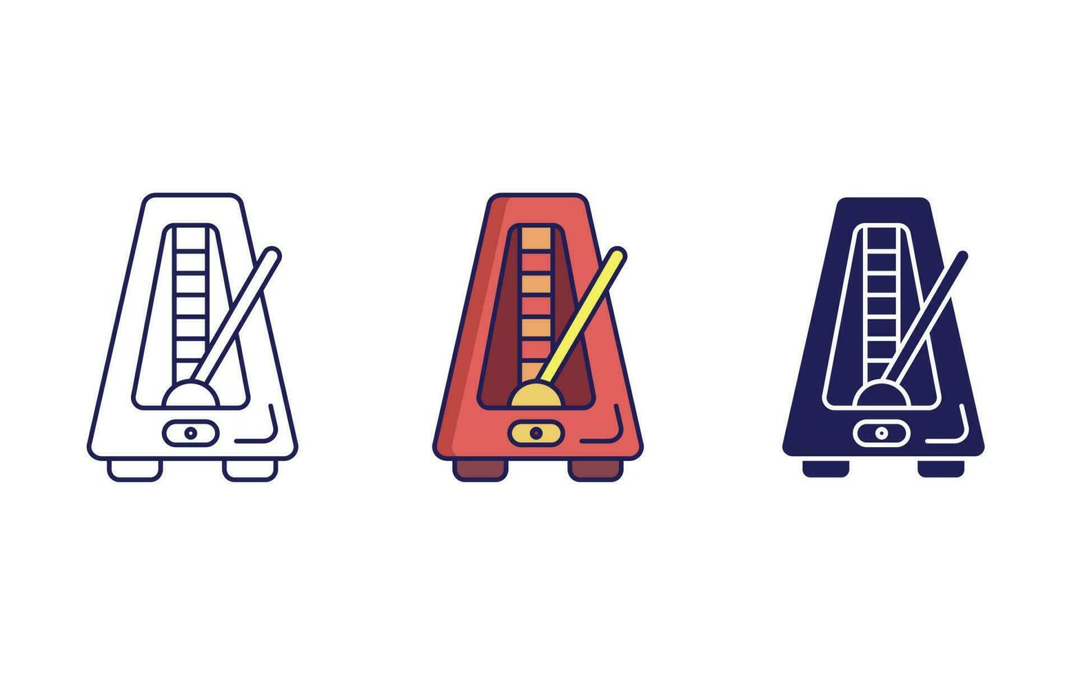 Metronome vector icon