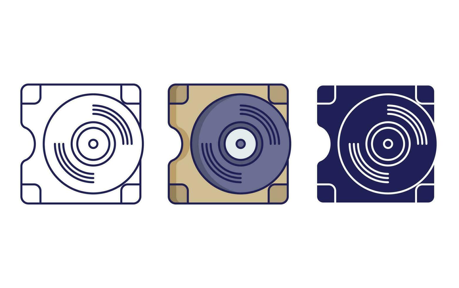 Vinyl vector icon