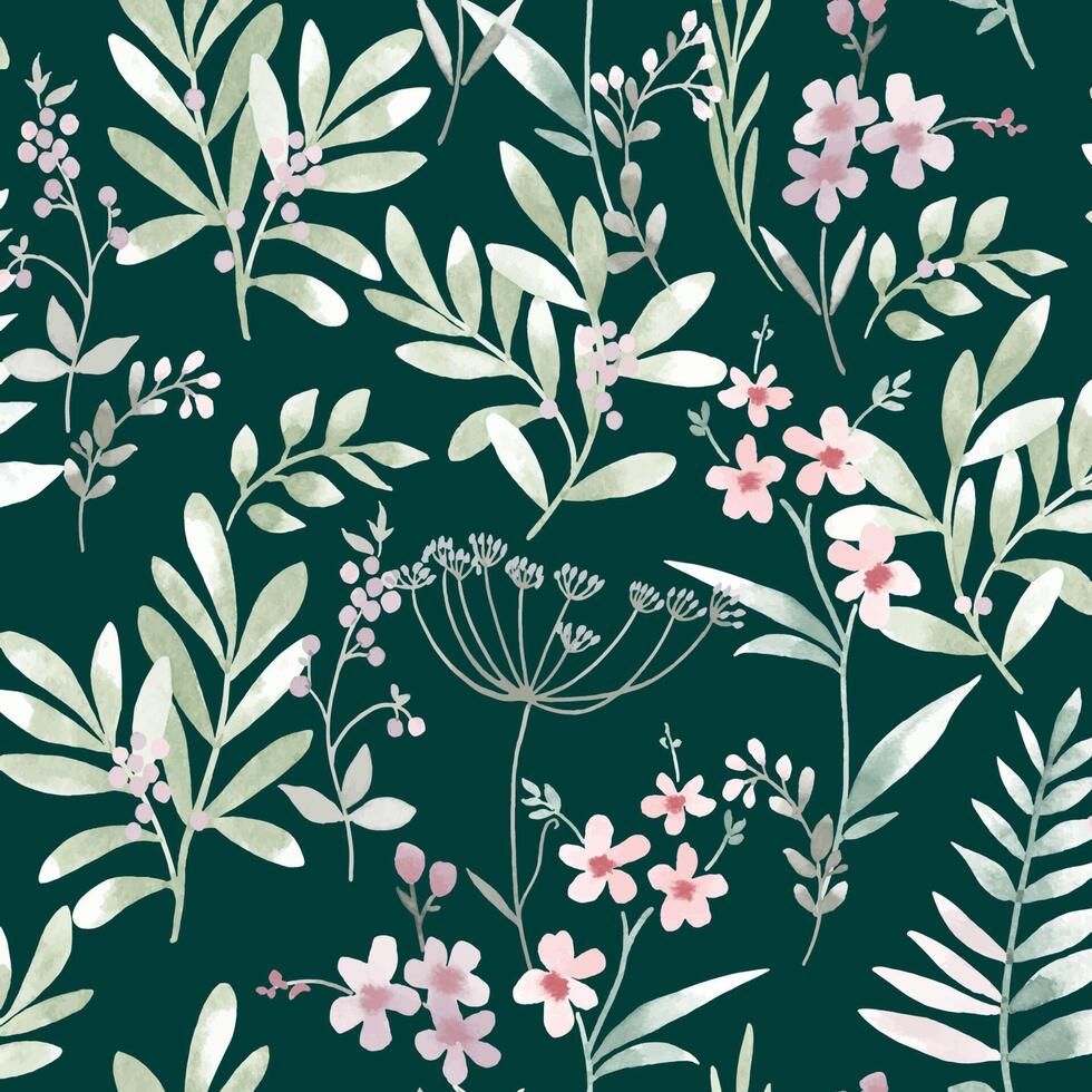 Wild flower wallpapers for homescreen and mobile covers. vector