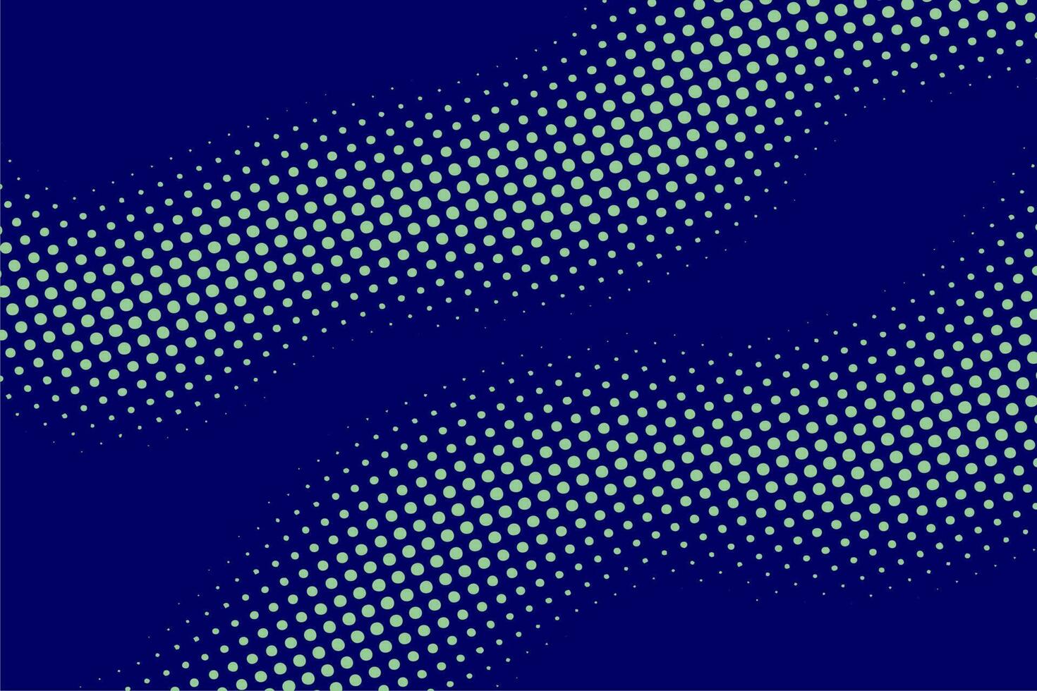 Artistic blue background with halftone dots and wave. Retro pop art background. vector