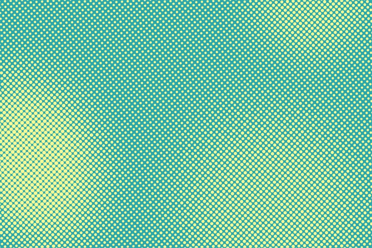 Turquoise background with halftone dots. Retro pop art background. vector