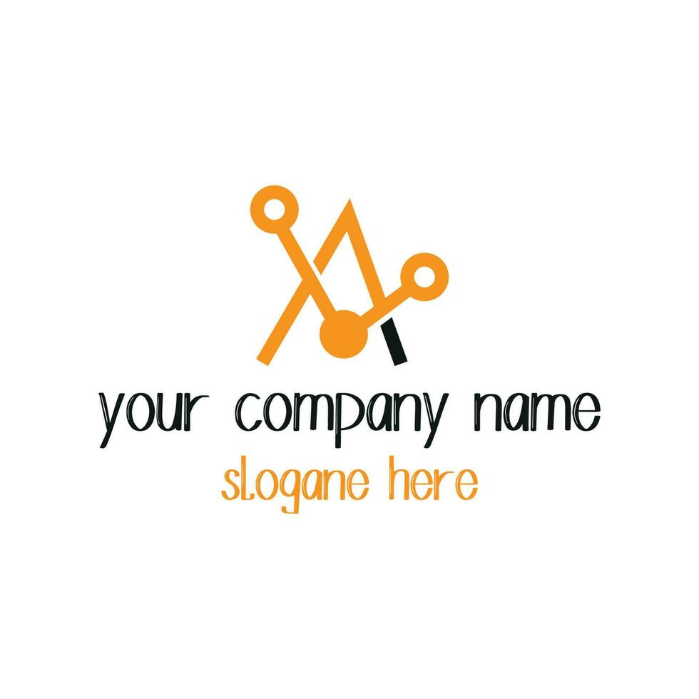 Modern logo design. vector