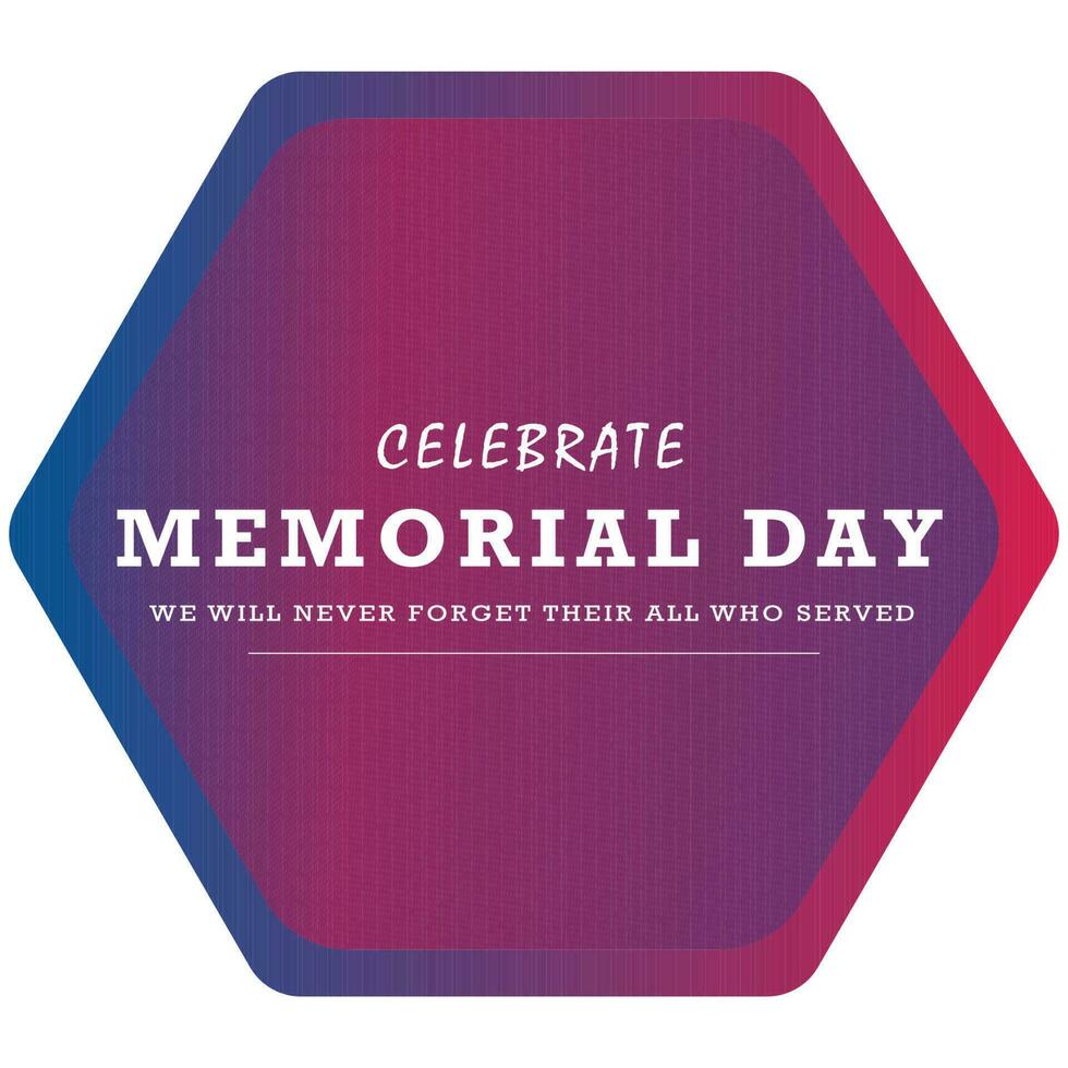 Happy Memorial Day Background design free vector, National American Holiday Illustration Design, vector