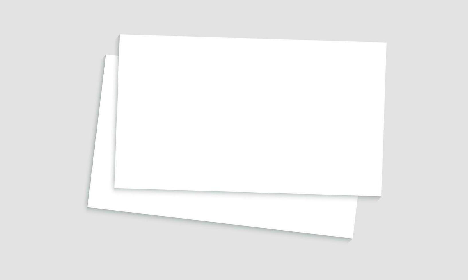 Vector white sheet of paper. Realistic blank A4 format paper template with shadow. Flyer, cover, brochure mockup design.