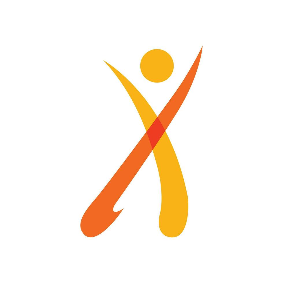 Fitness icon logo vector