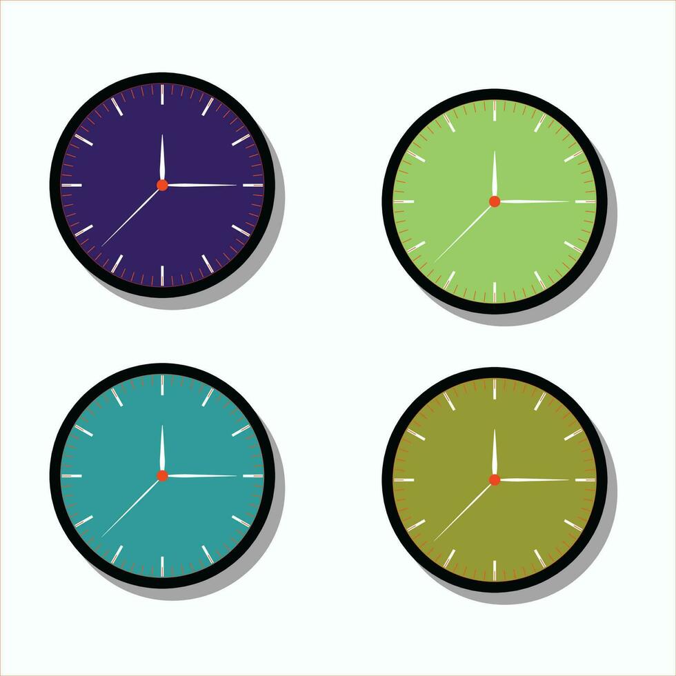 bonito reloj vector