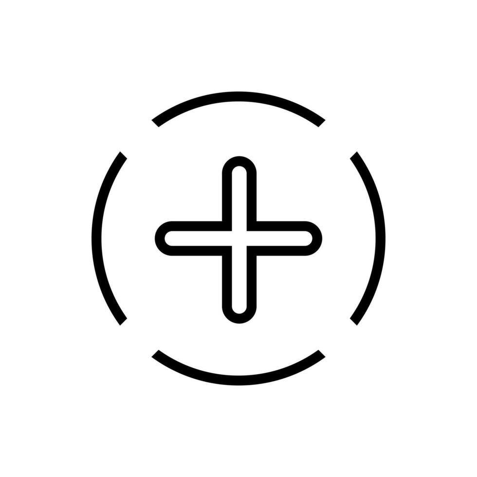 More icon vector. read more illustration sign. plus symbol. vector